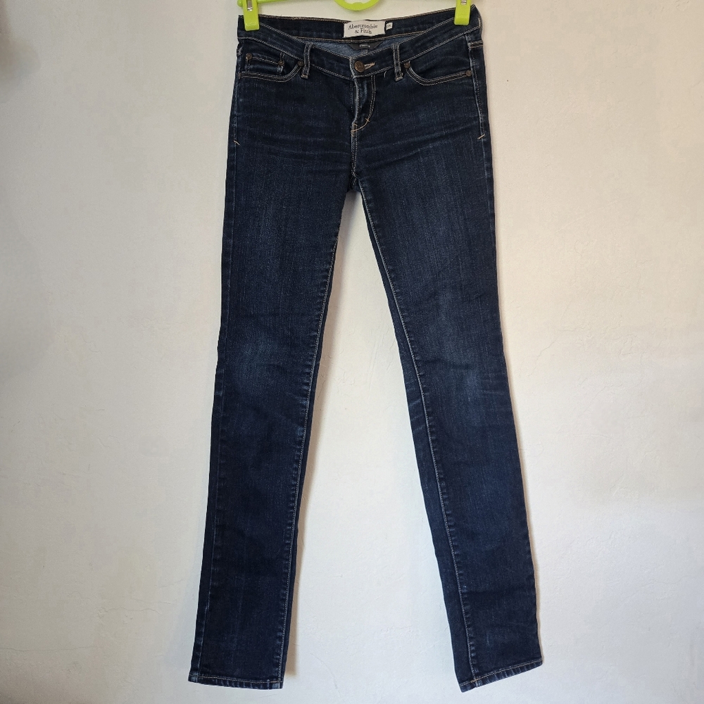 Abercrombie & Fitch Dark Wash Skinny Jeans Sz 0